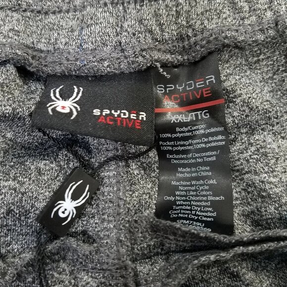 Spyder Active Tapered Leg Moisture Wicking Jogger Pants Mens sz XXL Gray - Picture 4 of 4